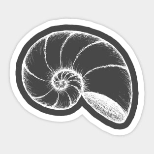 Spiral Nautilus Sticker